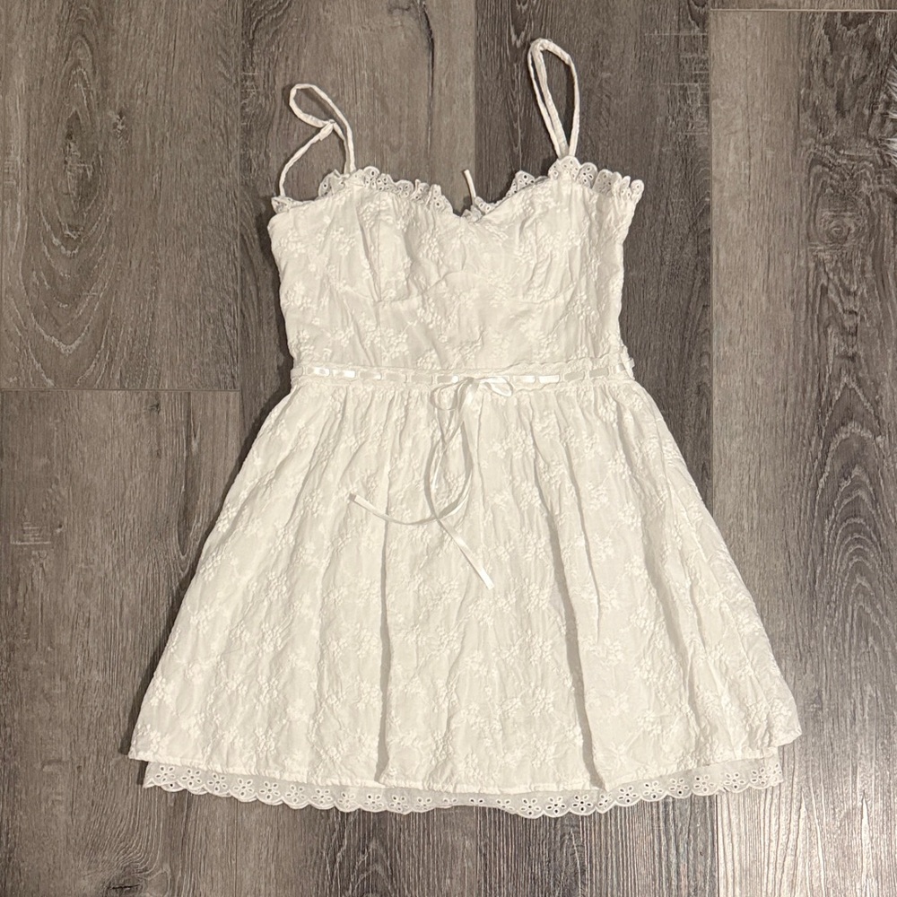 Altar'd State Cream Lace Dress